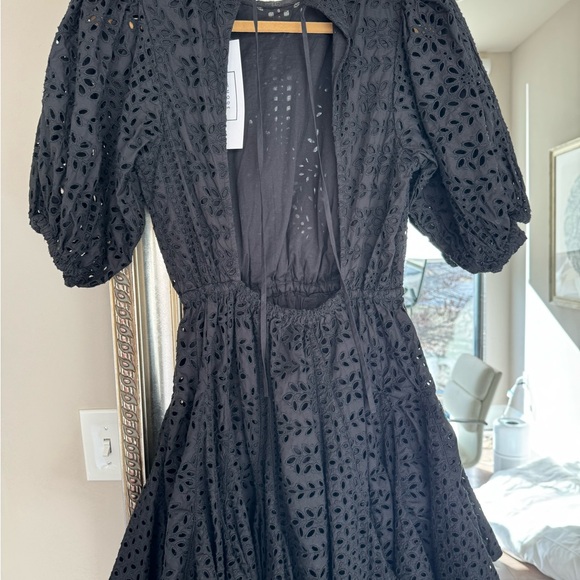Rhode Black Eyelet Dress - Picture 5 of 6